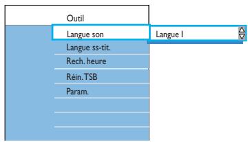 PHILIPS DVDR5570H - Utilisation des options de la barre d'outils - 1