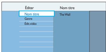 PHILIPS DVDR5570H - Changement du nom du titre - 2