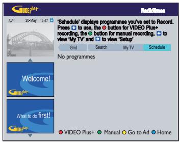 PHILIPS DVDR5570H - Enregistrement programme (manuel) - 2