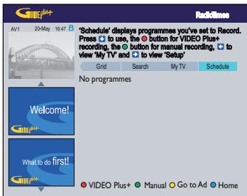 PHILIPS DVDR5570H - Écran Agenda Video - 1