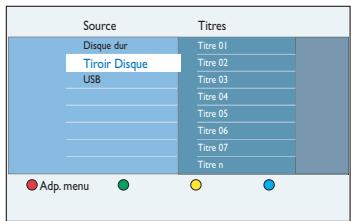 PHILIPS DVDR5570H - Modification de l'affichage pour un DVD inscrittable. - 1