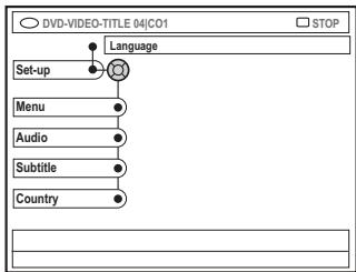 PHILIPS DVDR610 - Réglage de la langue - 1