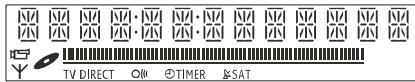PHILIPS DVDR610 - Anzeigefeldsymbole und -meldungen - 1