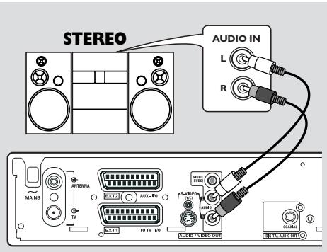 PHILIPS DVDR610 - Digitale Audio-Ausgangsbuchsen verwenden - 1