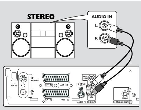 PHILIPS DVDR610 - Utilisation des sorties audio analogiques - 1