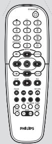 PHILIPS DVDR610 - Utilisation de la télécommandepour faire fonctionner le système - 2