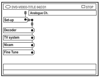 PHILIPS DVDR616 - Réglage fin des chaînes TV - 1