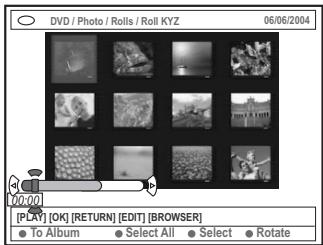 PHILIPS DVDR616 - Hinzufügen von Bildern zu einem Album - 2