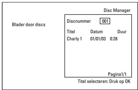 PHILIPS DVDR730 - Discs doorzoeken - 1