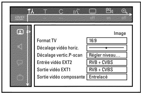 PHILIPS DVDR730 - Réglage de l'image - 1