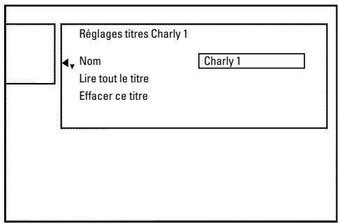 PHILIPS DVDR730 - Editor le titre d'un enregistrement (nom) - 1