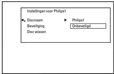 PHILIPS DVDR730 - De disc-naam veranderen - 1