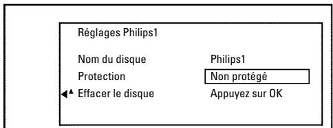PHILIPS DVDR730 - Suppression du contenu d'un disque DVD+RW - 1
