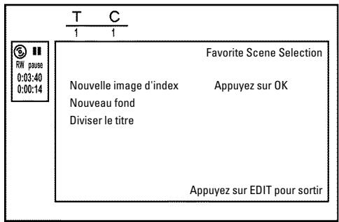 PHILIPS DVDR730 - Diviser un titre - 1