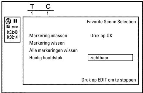 PHILIPS DVDR730 - Hoofdstukmarkering wissen - 1
