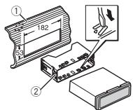 PIONEER DEH-X3600UI - Montaje delantero DIN - 1