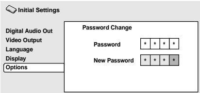 PIONEER DV 454 - Enter a new password. - 1