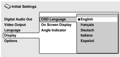 PIONEER DV 454 - OSD Language - 1