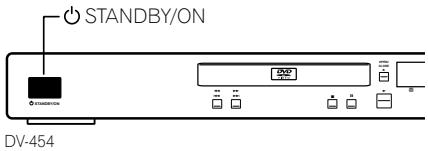 PIONEER DV 454 - Switching on - 1
