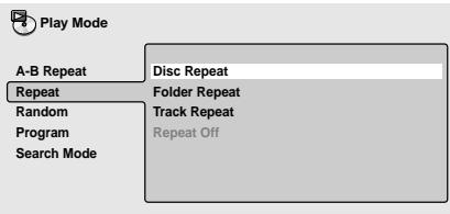 PIONEER DV 454 - Select a repeat play option. - 3