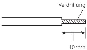 PIONEER GM-D8601 - Anschlieben der Laufsprechausgangsklemmen - 1