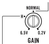 PIONEER GM-D8601 - Commande de gain de l'appareil - 1