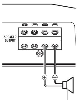 PIONEER GM-D8601 - Lors de la connexion à un haut-parleur - 1