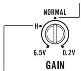 PIONEER GM-D8601 - ② Commande GAIN (gain) - 1