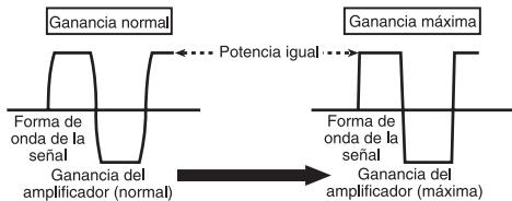 PIONEER GM-D8601 - Control de ganancia de esta unidad - 3