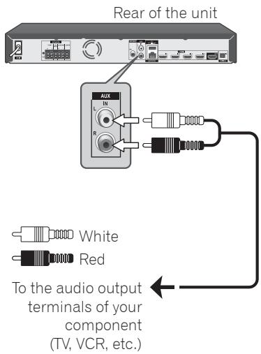 PIONEER MCS-737 - AUX connection - 1
