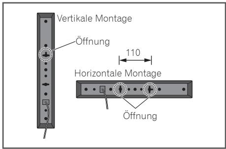 PIONEER MCS-737 - Montage der Laufsprecher - 1