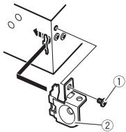 PIONEER MVH-180UI - Using the included bracket - 1