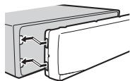 PIONEER MVH-180UI - Het voorpaneel verwijderen - 2