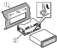 PIONEER MVH-180UI - DIN mount installation - 1