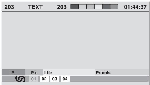 PIONEER PDP-4270XD - Affichage d'une page secondaire - 1