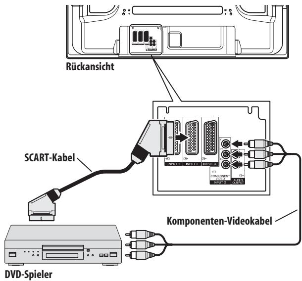 PIONEER PDP-4270XD - Anschlieben eines DVD-Spielers - 1