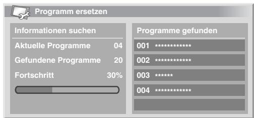 PIONEER PDP-4270XD - Wahlen Sie "Programm ersetzen" ( / ) , dann ENTER). - 1
