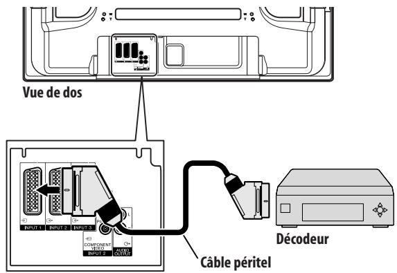 PIONEER PDP-4270XD - Connexion d'un décodeur - 1