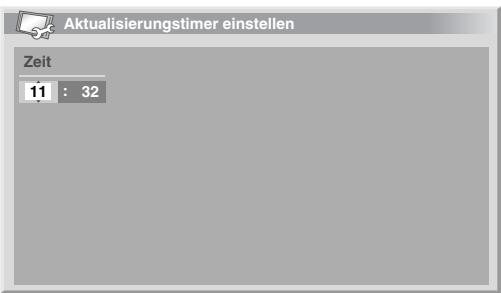 PIONEER PDP-4270XD - Update-Zeit einstellen - 1