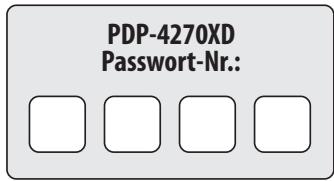 PIONEER PDP-4270XD - Hinweis - 1