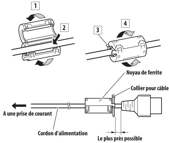 PIONEER PDP-4270XD - Fixation du noyau de ferrite - 1