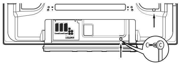 PIONEER PDP-4270XD - Verlegen von Kabeln - 1