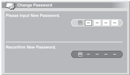 PIONEER PDP-4270XD - Changing the password - 1