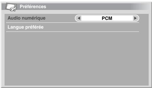 PIONEER PDP-4270XD - Sélection d'un format audio numérique - 1
