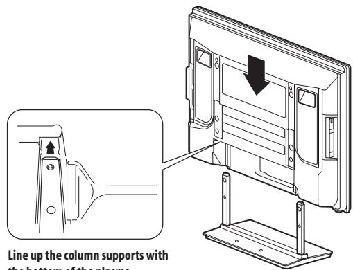 PIONEER PDP-4270XD - Reattaching the stand. - 1
