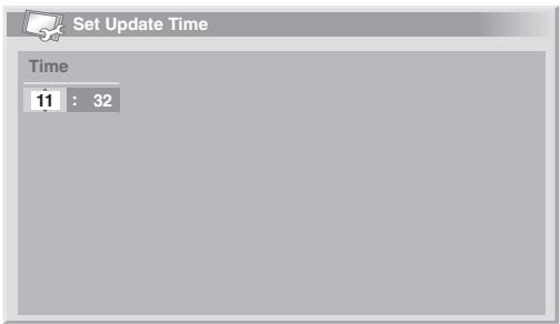 PIONEER PDP-4270XD - Setting Update Time - 1