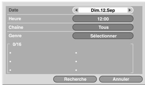 PIONEER PDP-4270XD - Recherche EPG - 1