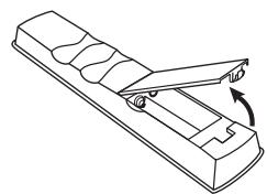 PIONEER PDP-4270XD - Inserting batteries - 1