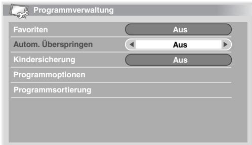 PIONEER PDP-4270XD - Wahlen Sie "Autom. Überspringen" (↑/↓). - 1