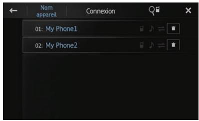 PIONEER SPH-DA110 - Tapotecz pour l'appareil enregistré à supprimer. - 1